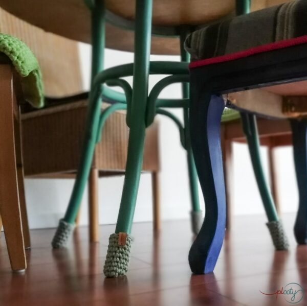 Podkładki pod krzesła - skarpety